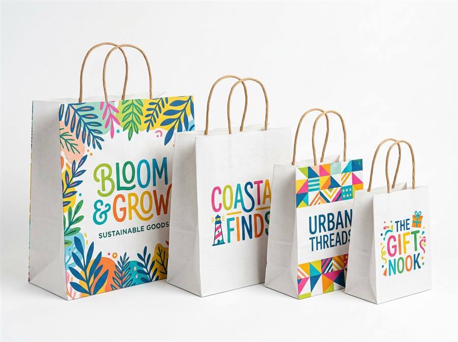 Twisted Handle Paper Bags — QPack UK