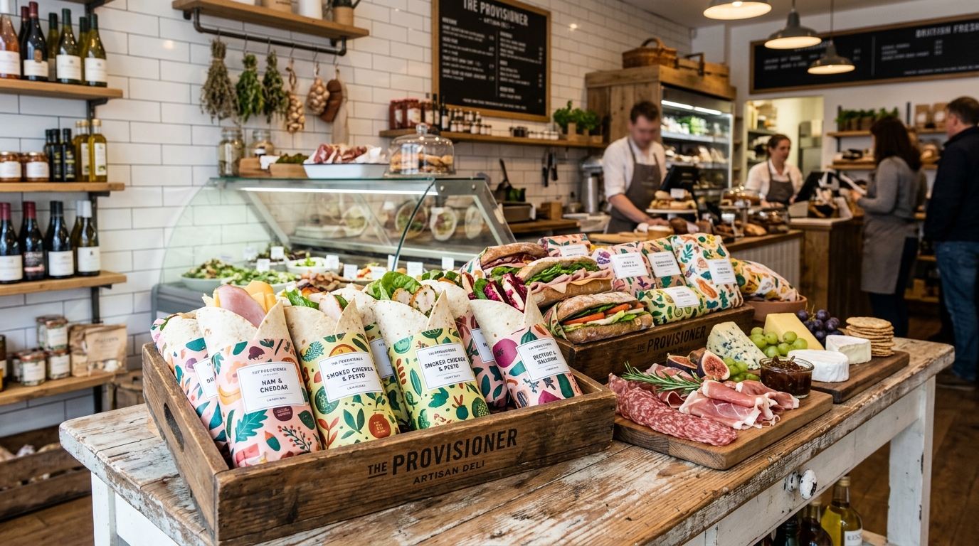 Delicatessen & Cheese Wrap