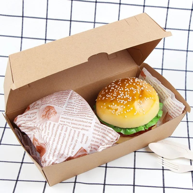 Custom Kraft Packaging Burger Box - Image 3