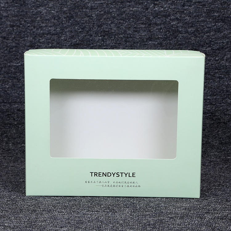 Custom Printed Cardboard Packaging Boxes with PVC Window - Image 3