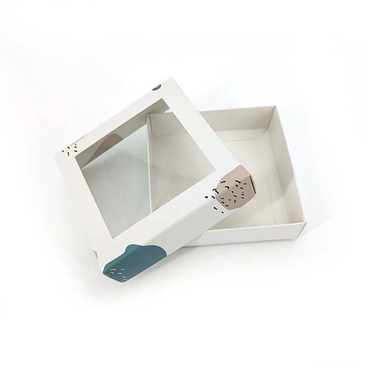 Custom Printed Cupcake Gift Boxes with Clear Window Perfect for Bakery Display