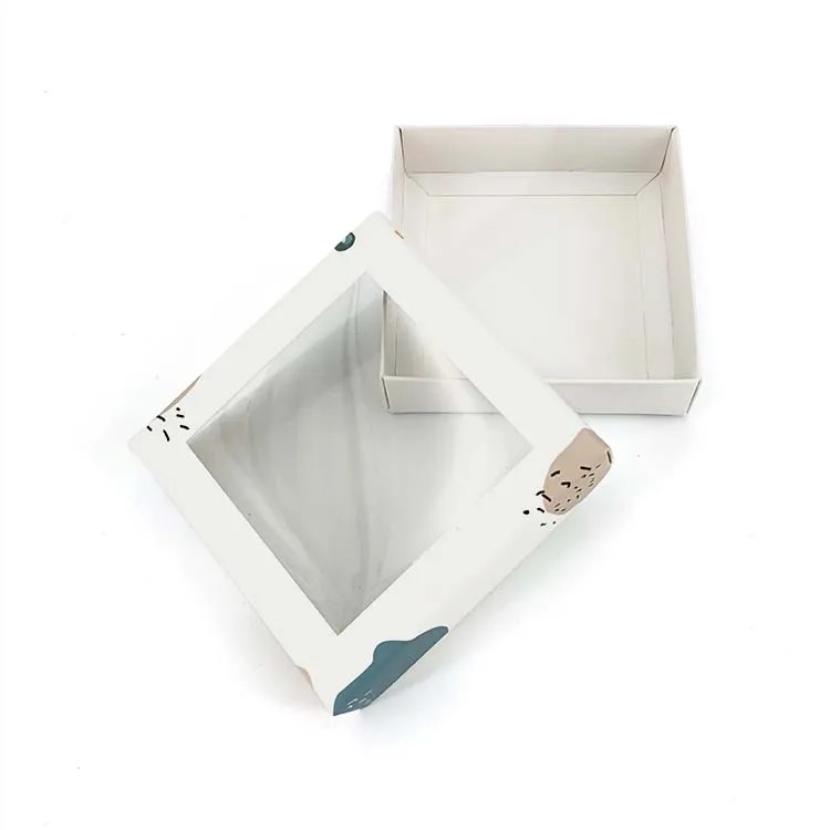 Custom Printed Cupcake Gift Boxes with Clear Window Perfect for Bakery Display - Image 4