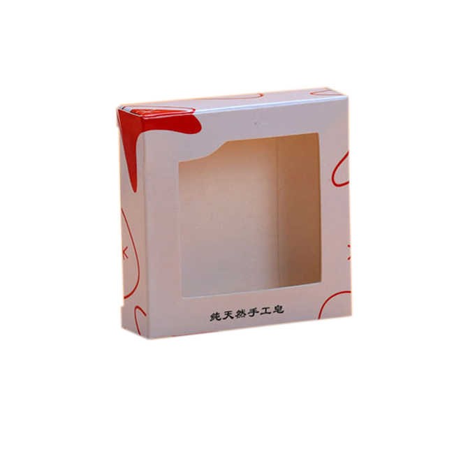 Eco-Friendly Custom Printed Soap Boxes with Clear PVC Window - Image 2