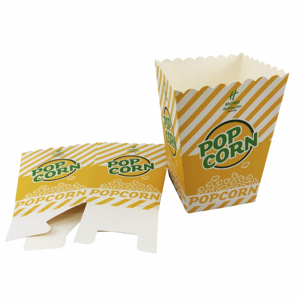 Custom Printed Foldable Popcorn Boxes - Image 2