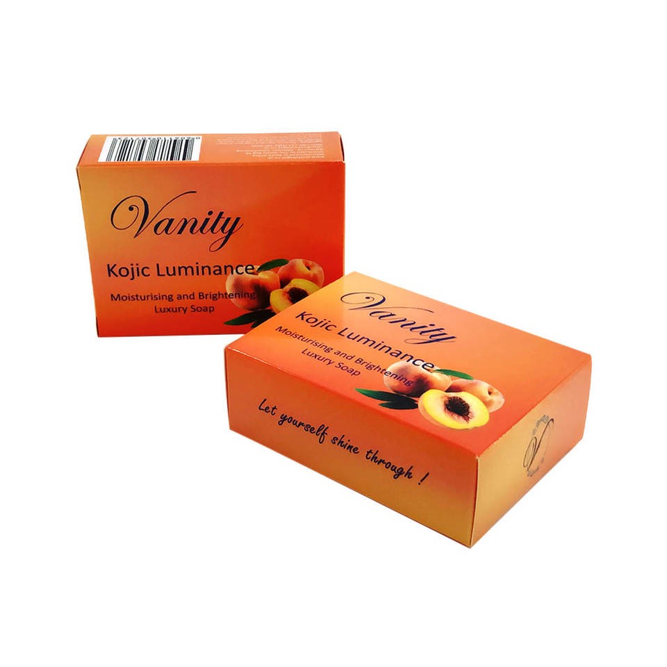Custom Printed Full Colour Soap Packaging Boxes with Gloss Lamination