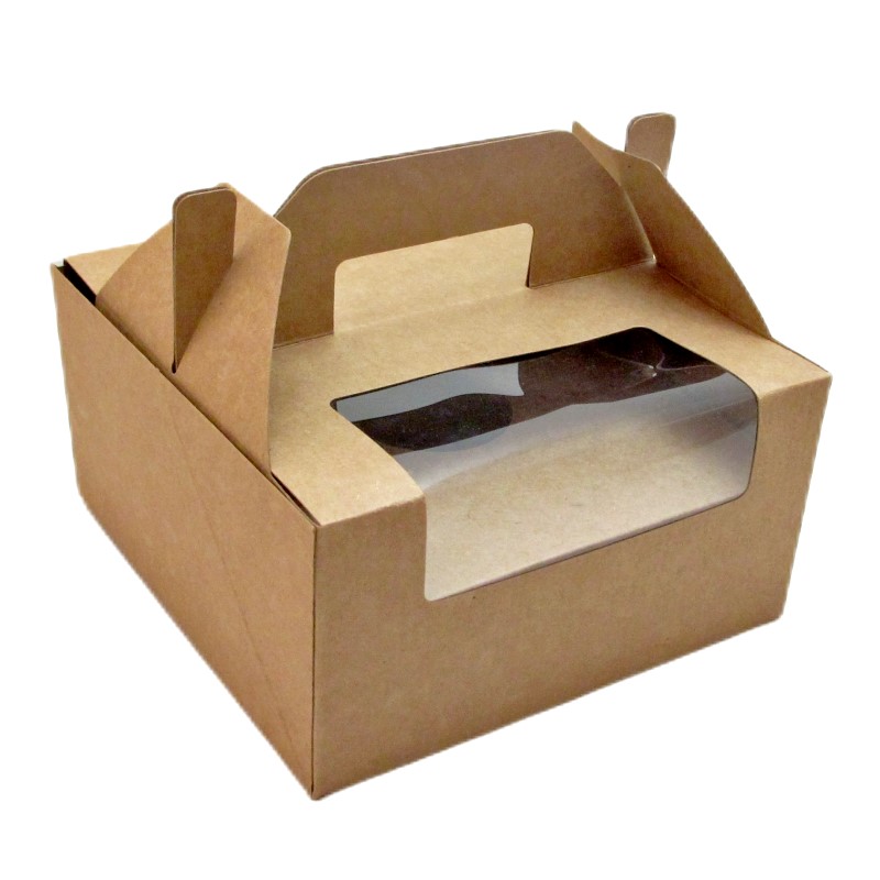 Custom Kraft Cake Boxes with Window – Eco-Friendly Bakery Packaging - Image 4