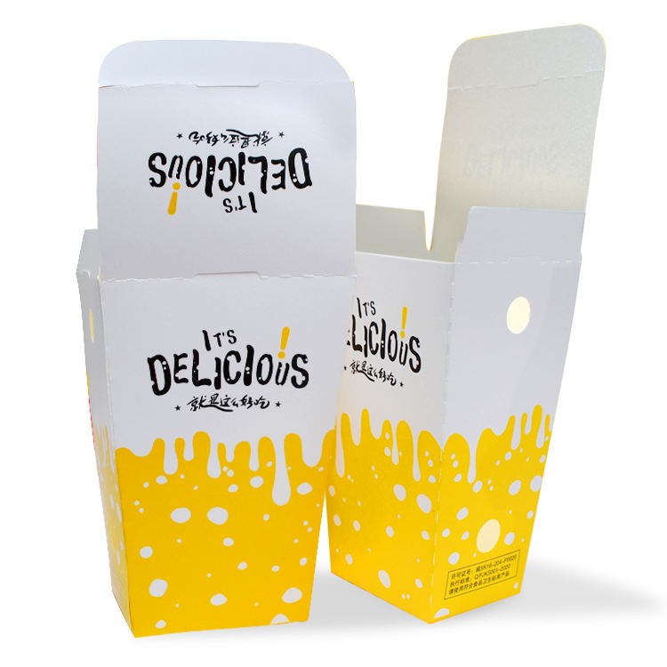 Custom Printed Kraft Paper Popcorn Box High-End Portable Party Packaging - Image 2