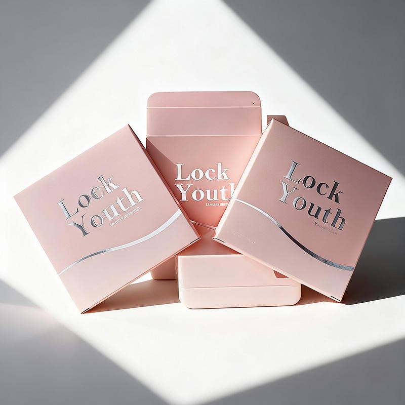 Custom Printed Luxury Skincare Packaging Boxes with High Gloss Shine
