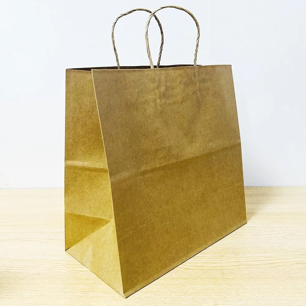 Custom Shopping Paper Bag with Handle - Image 3
