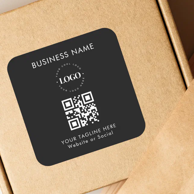 Customised QR Code Stickers