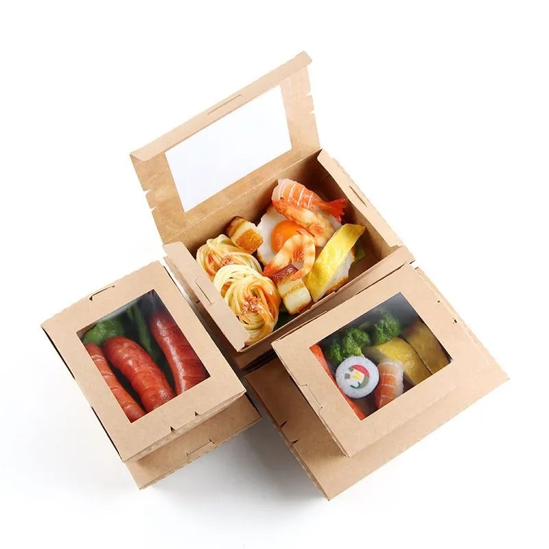 Custom Salad Window Packaging Box