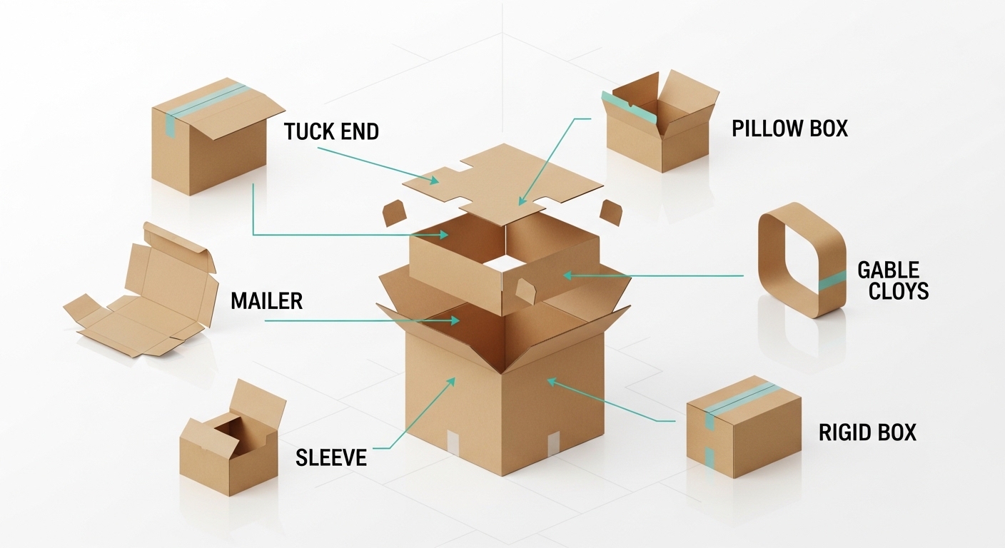 Understanding Box Types: Tuck End, Mailer, Sleeve and More Explained