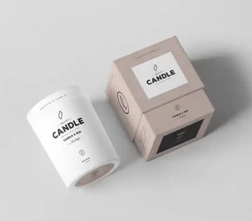 20cl votive candle packaging box with matte finish