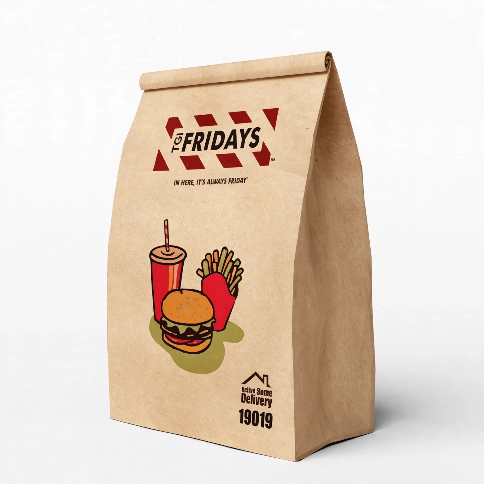 Custom Printed Fast Food Paper Bags - Image 2