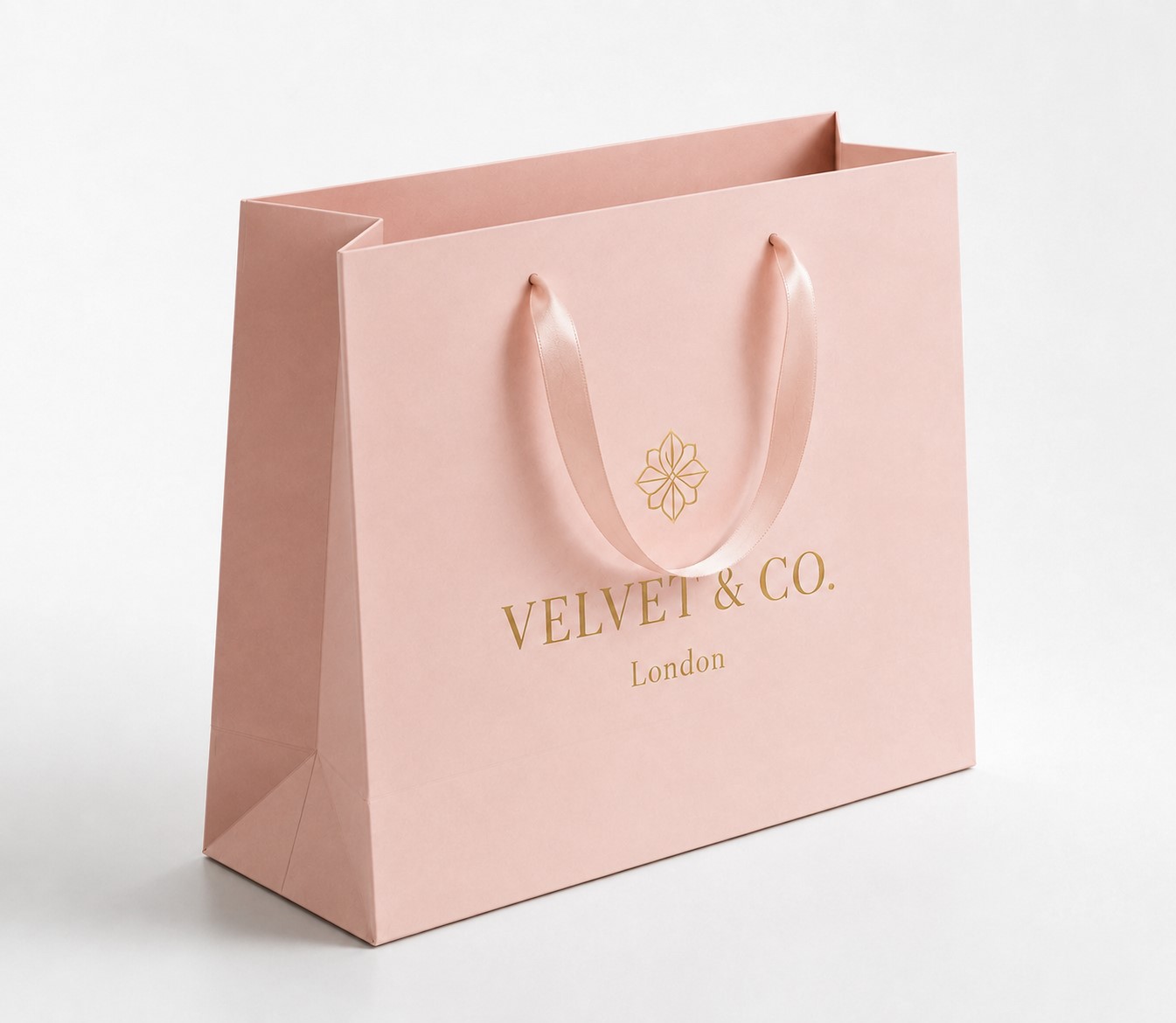 Custom Printed Boutique Paper Bags with Handles - Image 2