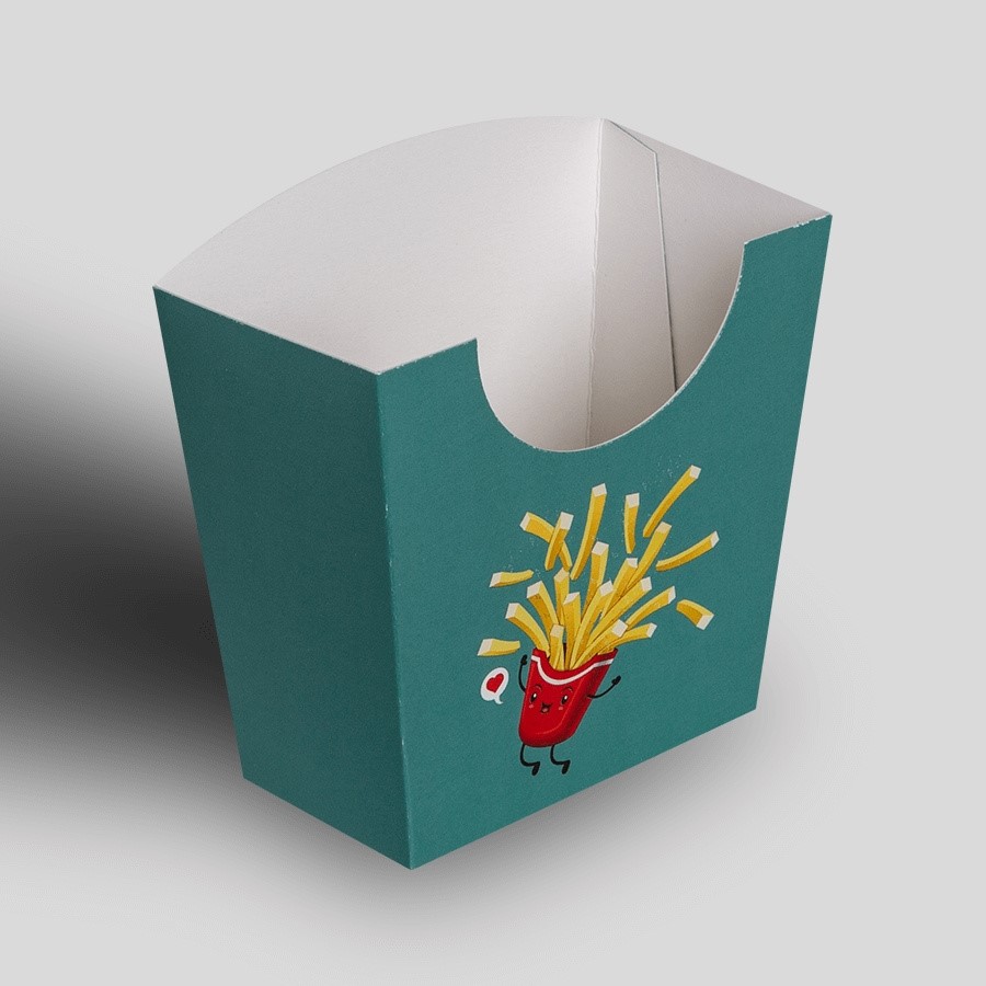 Custom Food Fries Packaging Box