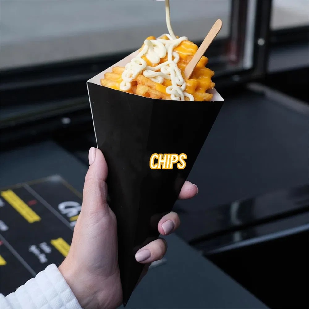 Custom Potato Chips Packaging Cone